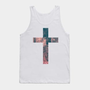 City Easter Cross Design Tank Top